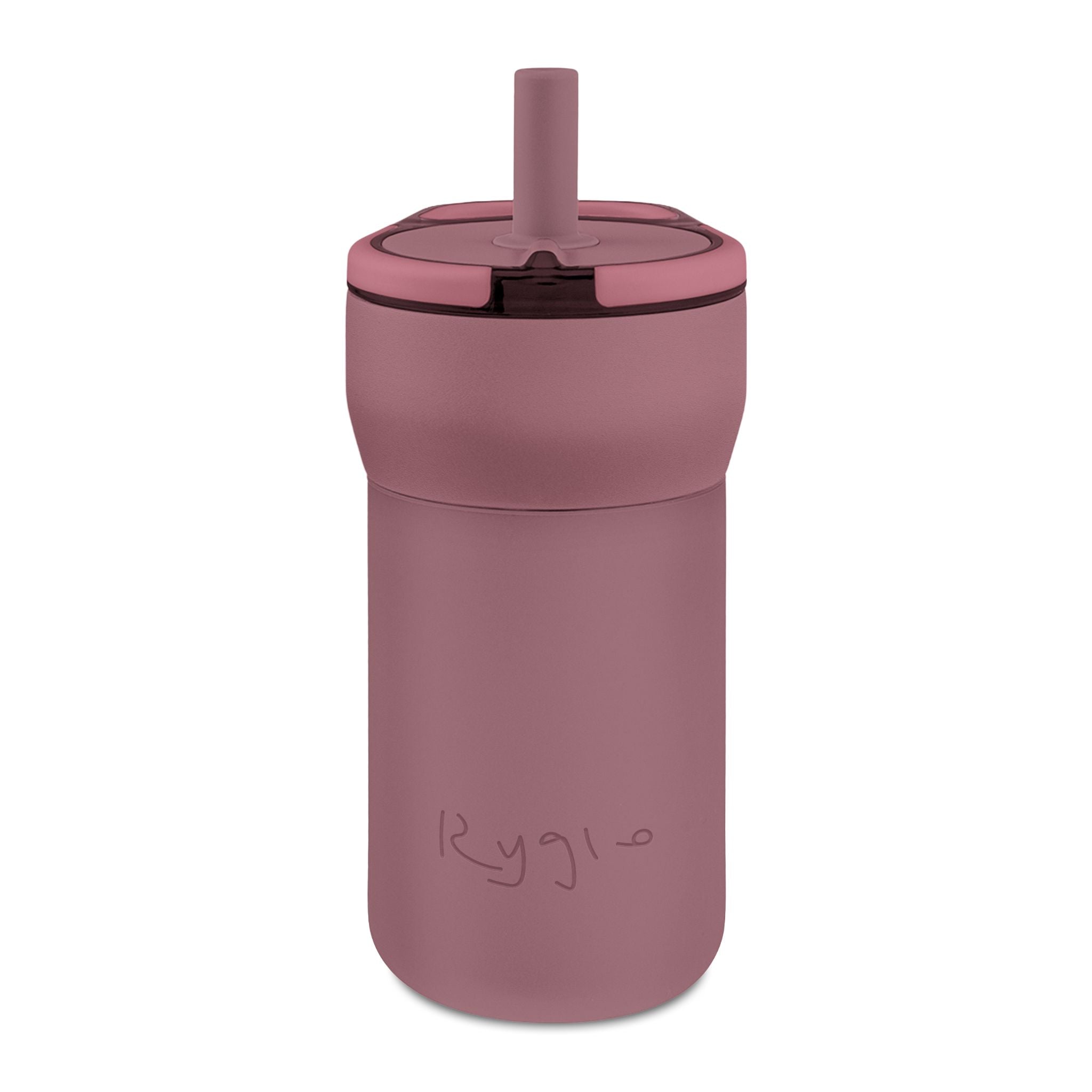 Kids 12oz Leakproof Straw Tumbler — Engraved Insulated Sippy Cup (Kid-Friendly)
